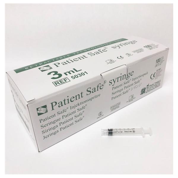 Syringe 3mL Patient Safe General Use 800/Case
